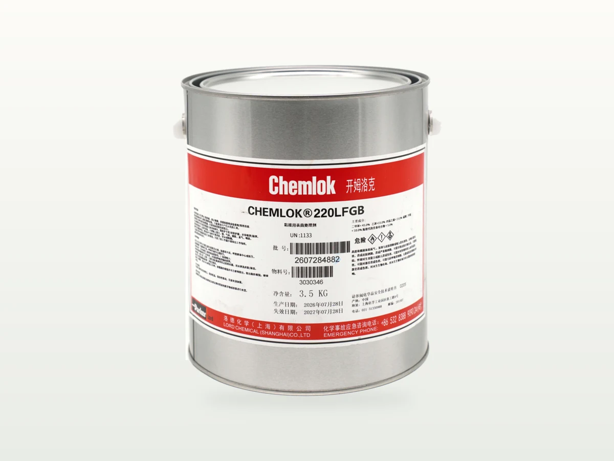 Chemlok 220LFGB in a labelled 3.5 kg silver metal can