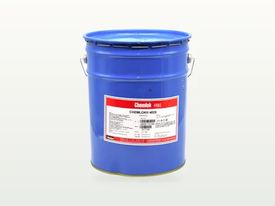 Chemlok 402X 17 kg blue metal pail with the front label visible