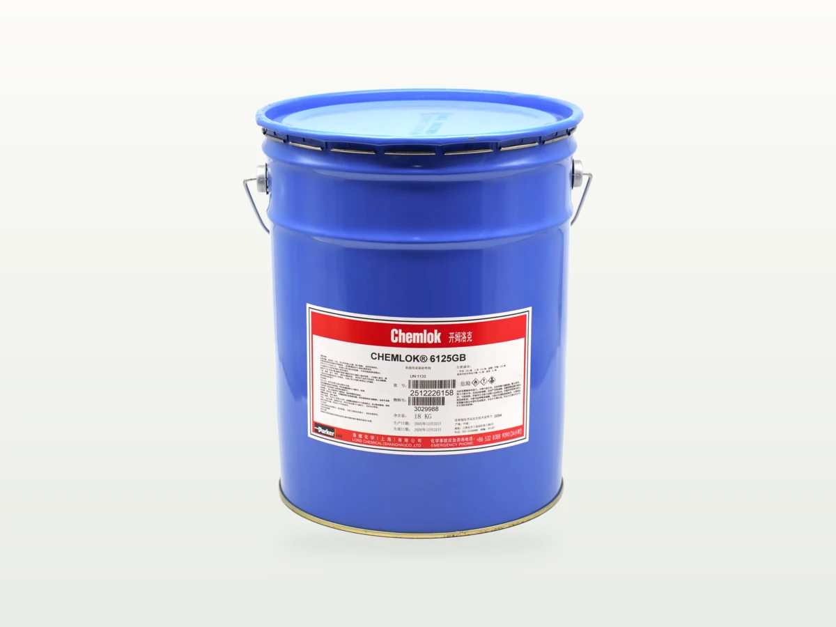 Chemlok 6125GB 18 kg blue metal pail with the front label visible