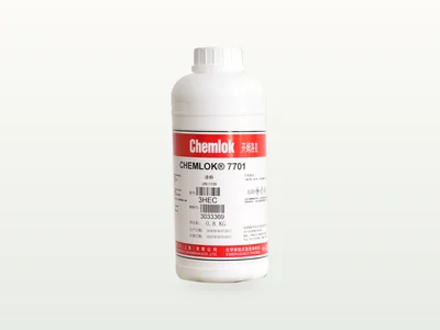 Chemlok 7701 in a labelled 0.8 kg white plastic bottle