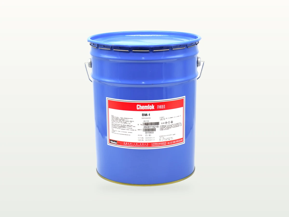 Chemlok BM-1 15 kg blue metal pail with the front label visible