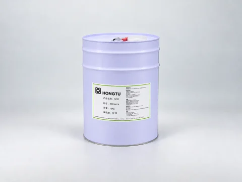 A pale lavender metal drum with a front-facing HONGTU label